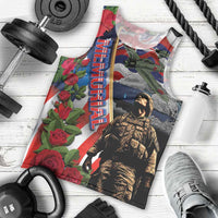 Hawaii and United States Memorial Day Men Tank Top Honor and Remember The Fallen LT03 - Polynesian Pride