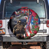 Hawaii and United States Memorial Day Spare Tire Cover Honor and Remember The Fallen