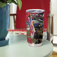 Hawaii and United States Memorial Day Tumbler Cup -Honor and Remember The Fallen