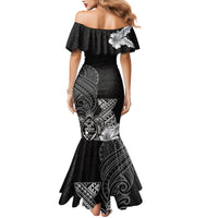 Guam Latte Stone Chamorro Culture Mermaid Dress Tapa Pattern LT03 - Polynesian Pride