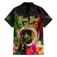 Vanuatu Independence Day Hawaiian Shirt Boars Tusk and Melanesian Warrior Indipendens Dei LT03 - Polynesian Pride