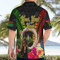 Vanuatu Independence Day Hawaiian Shirt Boars Tusk and Melanesian Warrior Indipendens Dei LT03 - Polynesian Pride