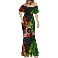 Vanuatu Independence Day Mermaid Dress Boars Tusk and Melanesian Warrior Indipendens Dei LT03 - Polynesian Pride