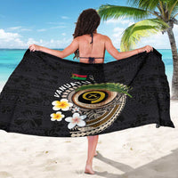 Vanuatu Independence Day Sarong Melanesian Tribal Pig Tusk with Tropical Plants