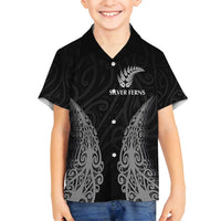 New Zealand Netball Family Matching Summer Maxi Dress and Hawaiian Shirt Koru and Maori Tattoo Jersey