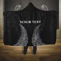 New Zealand Netball Hooded Blanket Koru and Maori Tattoo Jersey LT03 - Polynesian Pride