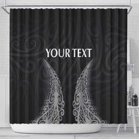 New Zealand Netball Shower Curtain Koru and Maori Tattoo Jersey LT03 - Polynesian Pride