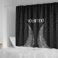 New Zealand Netball Shower Curtain Koru and Maori Tattoo Jersey LT03 - Polynesian Pride