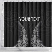New Zealand Netball Shower Curtain Koru and Maori Tattoo Jersey LT03 - Polynesian Pride