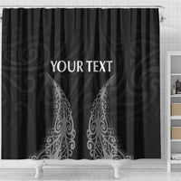 New Zealand Netball Shower Curtain Koru and Maori Tattoo Jersey LT03 - Polynesian Pride