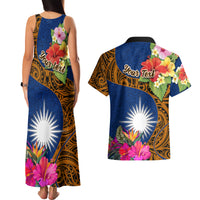 personalised-marshall-islands-manit-day-couples-matching-tank-maxi-dress-and-hawaiian-shirt-marshall-seal-mix-hibiscus-flower-maori-pattern-style