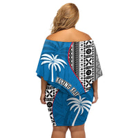 fiji-rugby-family-matching-off-shoulder-short-dress-and-hawaiian-shirt-coat-of-arms-palm-tree-mix-polynesia-tapa-pattern