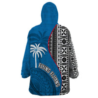 fiji-rugby-wearable-blanket-hoodie-coat-of-arms-palm-tree-mix-polynesia-tapa-pattern