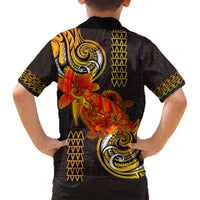 Hawaii Turtle Hibiscus Flower Hawaiian Shirt Polynesian Tattoo LT03 - Polynesian Pride