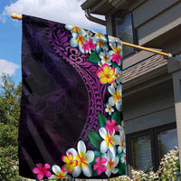 Hawaiian Plumeria-Polynesian Art Tattoo Mauve Color Garden Flag LT03 - Polynesian Pride