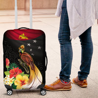 Papua New Guinea Independence Day Luggage Cover PNG Flag and Bird-of-Paradise