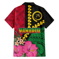 Vanuatu Flag Hibiscus Polynesian Pattern Hawaiian Shirt LT03 - Polynesian Pride
