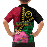 Vanuatu Flag Hibiscus Polynesian Pattern Hawaiian Shirt LT03 - Polynesian Pride