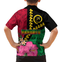 Vanuatu Flag Hibiscus Polynesian Pattern Hawaiian Shirt LT03 - Polynesian Pride