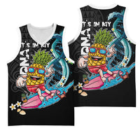 Hawaii Pineapple Surfing Basketball Jersey It's in My DNA - Kakau and Polynesian Pattern LT03 - Polynesian Pride