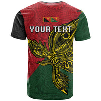 Custom Papua New Guinea East Sepik Province T Shirt PNG Birds Of Paradise Polynesian Arty Style LT03 - Polynesian Pride