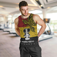 Custom Papua New Guinea Madang Province Men Tank Top PNG Birds Of Paradise Polynesian Arty Style LT03 - Polynesian Pride