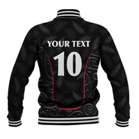 Custom New Zealand Rugby Baseball Jacket Maori All Black Championship 2024 and Silver Fern LT03 - Polynesian Pride