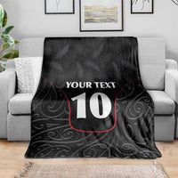 Custom New Zealand Rugby Blanket Maori All Black Championship 2024 and Silver Fern LT03 - Polynesian Pride