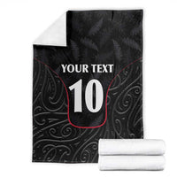 Custom New Zealand Rugby Blanket Maori All Black Championship 2024 and Silver Fern LT03 - Polynesian Pride
