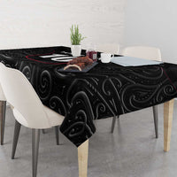 Custom New Zealand Rugby Tablecloth Maori All Black Championship 2024 and Silver Fern LT03 - Polynesian Pride