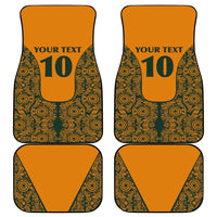 Custom Australia Rugby Championship 2024 Car Mats Aboriginal Art Tattoo Pattern LT03 - Polynesian Pride