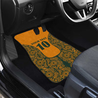 Custom Australia Rugby Championship 2024 Car Mats Aboriginal Art Tattoo Pattern LT03 - Polynesian Pride