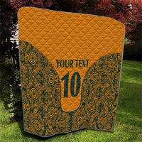 Custom Australia Rugby Championship 2024 Quilt Aboriginal Art Tattoo Pattern
