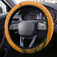 Australia Rugby Championship 2024 Steering Wheel Cover Aboriginal Art Tattoo Pattern LT03 - Polynesian Pride