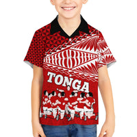 Personalised Tonga Rugby Hawaiian Shirt Sipi Tau Dance Ngatu Pattern LT03 - Polynesian Pride