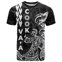Cook Islands Va'a Polynesian Art Tattoo T Shirt Black Color LT03 Black - Polynesian Pride