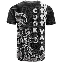 Cook Islands Va'a Polynesian Art Tattoo T Shirt Black Color LT03 - Polynesian Pride