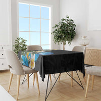 Hawaiian Plumeria and Turtle Tablecloth with Polynesian Tribal Art Pattern Vintage Vibes LT03 - Polynesian Pride