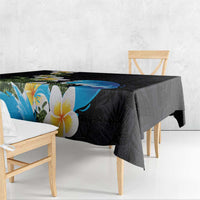Hawaiian Plumeria and Turtle Tablecloth with Polynesian Tribal Art Pattern Vintage Vibes LT03 - Polynesian Pride