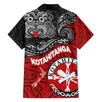Maori Kotahitanga Family Matching Long Sleeve Bodycon Dress and Hawaiian Shirt Aotearoa Spirit with Maori Mask and Polynesian Art Tattoo