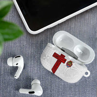 Tonga Ngatu Art Rugby Mate Ma'a AirPods Case LT03 - Polynesian Pride