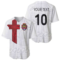 Custom Tonga Ngatu Art Rugby Mate Ma'a Baseball Jersey LT03 - Polynesian Pride