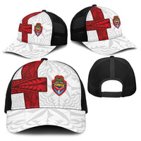 Tonga Ngatu Art Rugby Mate Ma'a Baseball Net Cap LT03 - Polynesian Pride
