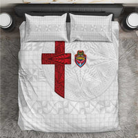 Tonga Ngatu Art Rugby Mate Ma'a Bedding Set - Polynesian Pride