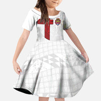 Custom Tonga Ngatu Art Rugby Mate Ma'a Family Matching Short Sleeve Bodycon Dress and Hawaiian Shirt - Polynesian Pride