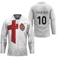 Custom Tonga Ngatu Art Rugby Mate Ma'a Hockey Jersey LT03 - Polynesian Pride