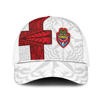 Tonga Ngatu Art Rugby Mate Ma'a Mesh Trucker Cap LT03 One Size White White - Polynesian Pride