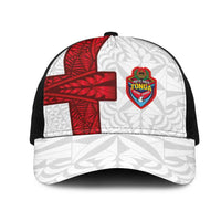 Tonga Ngatu Art Rugby Mate Ma'a Mesh Trucker Cap LT03 One Size Black White - Polynesian Pride