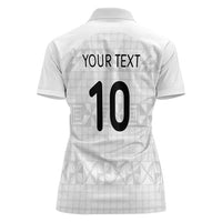 Custom Tonga Ngatu Art Rugby Mate Ma'a Women Polo Shirt LT03 - Polynesian Pride
