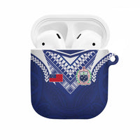 Samoa Rugby AirPods Case Pacific Motifs LT03 Blue - Polynesian Pride